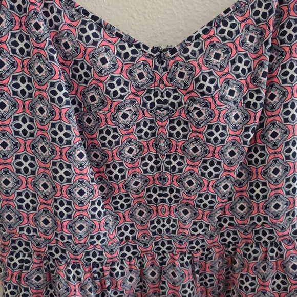 J.Crew Spaghetti Strap with Sweetheart Neckline Print Dress Sz. 8 - Picture 3 of 8